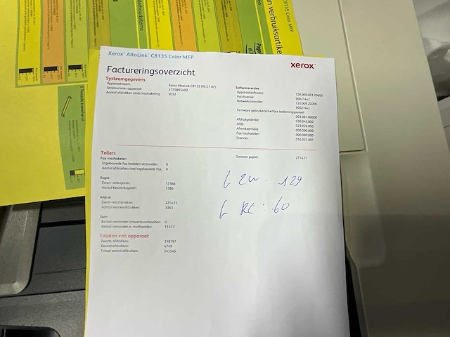 Xerox altalink c8135 laserprinter - afbeelding 2 van  5