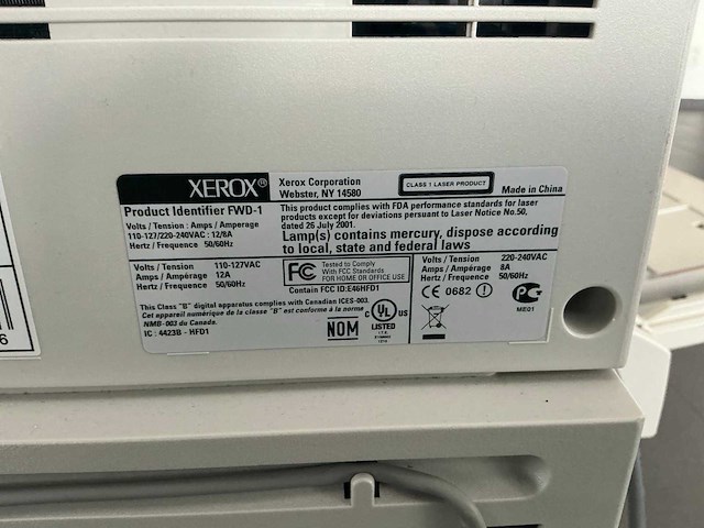 Xerox workcentre 7232 multifunctionele copier - afbeelding 9 van  12