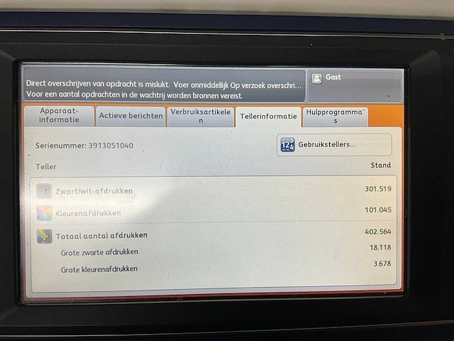 Xerox workcentre 7835 multifunctionele printer - afbeelding 5 van  9