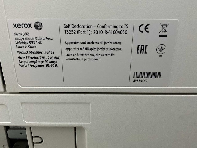 Xerox workcentre 7835 multifunctionele printer - afbeelding 9 van  9