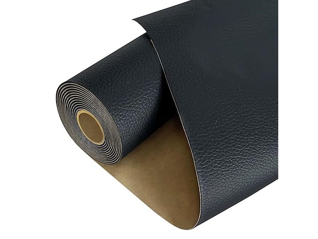 Xht zelfklevende lederen patch, 40 x 160 cm, blauw - afbeelding 2 van  4