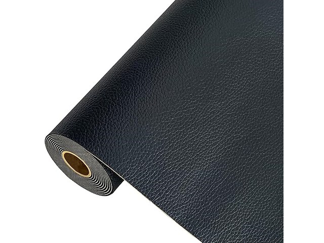 Xht zelfklevende lederen patch, 40 x 160 cm, blauw - afbeelding 3 van  4