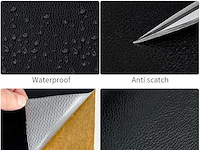 Xht zelfklevende lederen patch, 40 x 160 cm, blauw - afbeelding 4 van  4