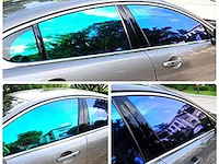 Xhuangtech chameleon paarsblauwe raamfolie - afbeelding 3 van  4