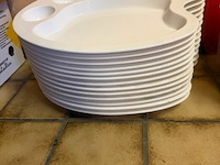 Xl-eetschotels porselein - afbeelding 2 van  3