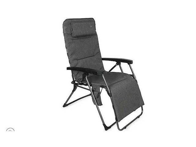 Xl fauteuil met verwarmde functie, nekkussen en externe batterij, hartbalans positie - antraciet - afbeelding 1 van  7