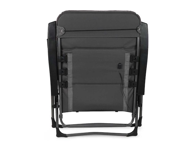 Xl fauteuil met verwarmde functie, nekkussen en externe batterij, hartbalans positie - antraciet - afbeelding 3 van  7