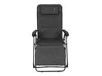 Xl fauteuil met verwarmde functie, nekkussen en externe batterij, hartbalans positie - antraciet - afbeelding 2 van  7