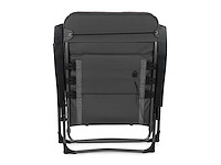 Xl fauteuil met verwarmde functie, nekkussen en externe batterij, hartbalans positie - antraciet - afbeelding 3 van  7
