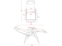 Xl fauteuil met verwarmde functie, nekkussen en externe batterij, hartbalans positie - antraciet - afbeelding 7 van  7
