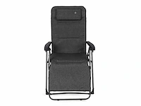 Xl fauteuil met verwarmde functie, nekkussen en externe batterij, hartbalans positie - antraciet - afbeelding 2 van  7