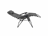 Xl fauteuil met verwarmde functie, nekkussen en externe batterij, hartbalans positie - antraciet - afbeelding 4 van  7
