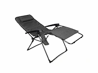 Xl fauteuil met verwarmde functie, nekkussen en externe batterij, hartbalans positie - antraciet - afbeelding 5 van  7