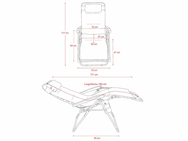 Xl fauteuil met verwarmde functie, nekkussen en externe batterij, hartbalans positie - antraciet - afbeelding 7 van  7