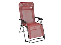 Xl infinity verstelbare relaxstoel in textiel, ongeveer afmetingen: 74 x 97 x 50/120 cm - rood - afbeelding 1 van  8