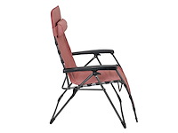 Xl infinity verstelbare relaxstoel in textiel, ongeveer afmetingen: 74 x 97 x 50/120 cm - rood - afbeelding 2 van  8