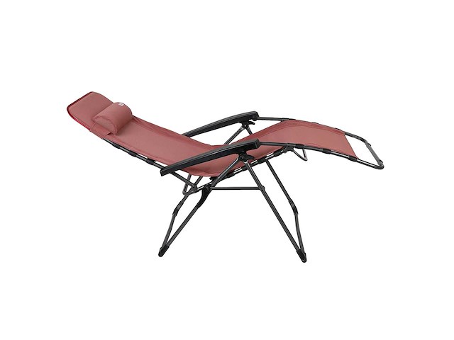 Xl infinity verstelbare relaxstoel in textiel, ongeveer afmetingen: 74 x 97 x 50/120 cm - rood - afbeelding 3 van  8