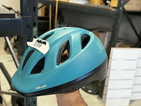 Xlc kinderfietshelm bh-c16, maat xs/s (49–54 cm), kleur blauw/grijs, lichte en veilige helm voor kinderen, verstelbaar met ventilatieopeningen. - afbeelding 1 van  1