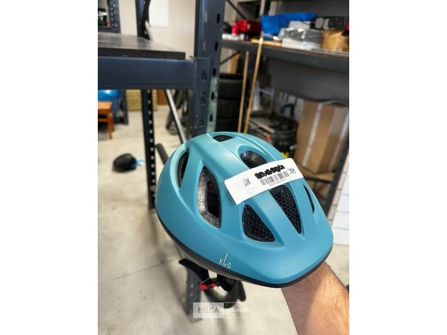 Xlc kinderfietshelm bh-c16, maat xs/s (49–54 cm), kleur blauw/grijs, lichte en veilige helm voor kinderen, verstelbaar met ventilatieopeningen. - afbeelding 1 van  1
