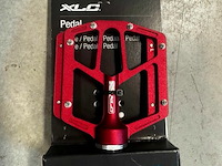 Xlc platform pedalen aluminium rood - afbeelding 1 van  1