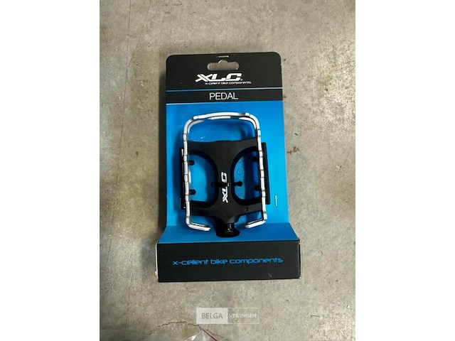 Xlc platform pedalen zwart/zilver - afbeelding 1 van  1