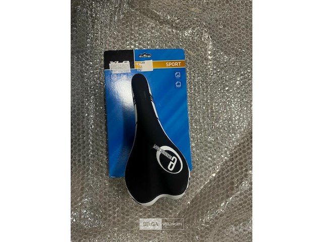 Xlc sport zadel zwart/wit - afbeelding 1 van  1