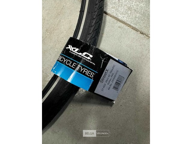 Xlc streetx twinskin band 28x1.40 zwart reflectie - afbeelding 1 van  1