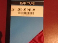 Xlc stuurlint gr-t01 gel, kurkstijl, rood - afbeelding 1 van  1