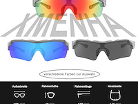 Xmenha fietsbril - afbeelding 3 van  6