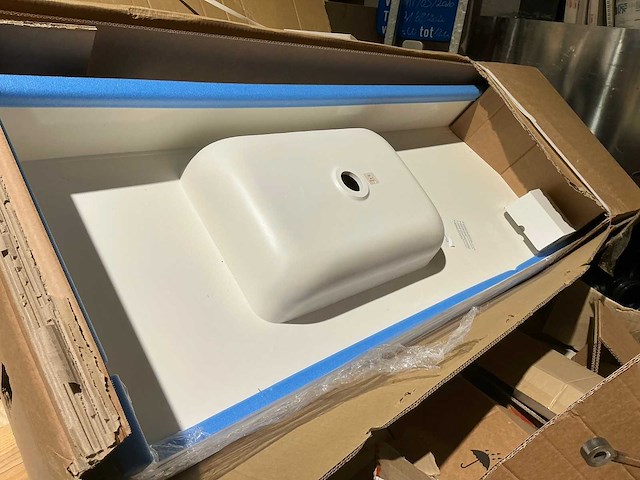 Xonyx kunststof inbouw wastafel - afbeelding 3 van  4