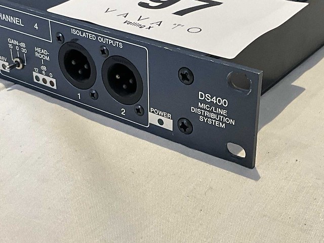 Xta electronics ds400 microfoondistributor - afbeelding 3 van  5