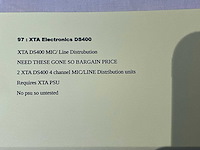 Xta electronics ds400 microfoondistributor - afbeelding 5 van  5