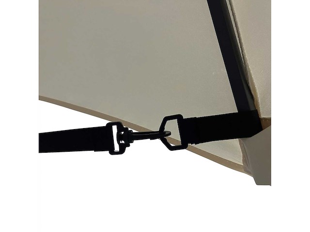 Xxl dubbele cantilever parasol, kruisvoet, 360° roterende beschermhoes, uv80+ bescherming, ca. 460 x 270 cm - antraciet - afbeelding 5 van  10