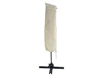 Xxl dubbele cantilever parasol, kruisvoet, 360° roterende beschermhoes, uv80+ bescherming, ca. 460 x 270 cm - antraciet - afbeelding 6 van  10