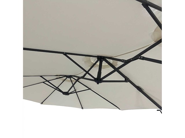 Xxl dubbele cantileverparasol - 460 x 270 cm - antraciet - afbeelding 5 van  10