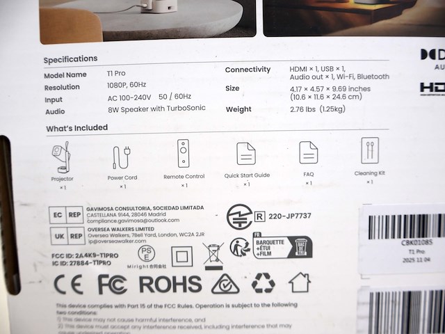 Yaber projector - afbeelding 4 van  4