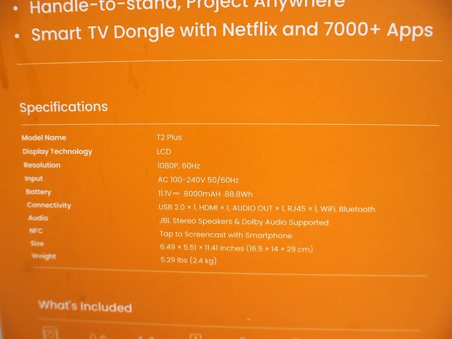 Yaber projector - afbeelding 3 van  4