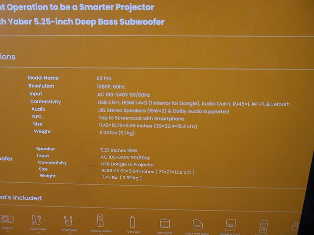 Yaber projector - afbeelding 3 van  3
