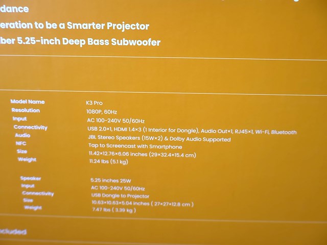 Yaber projector - afbeelding 3 van  3