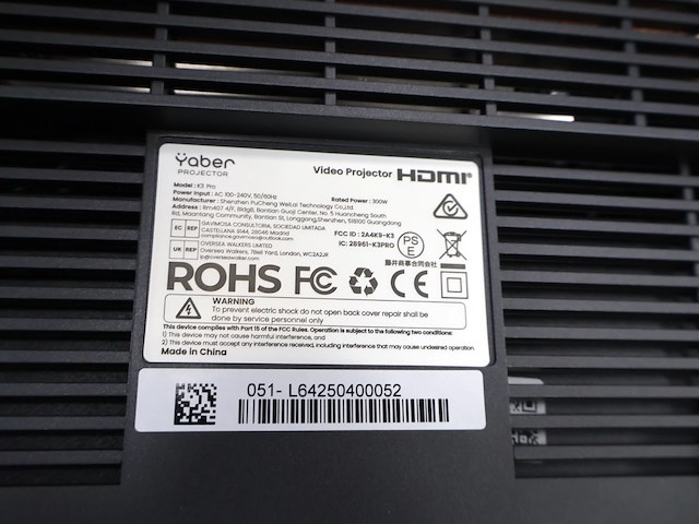 Yaber projector - afbeelding 4 van  4