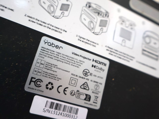 Yaber projector - afbeelding 5 van  5