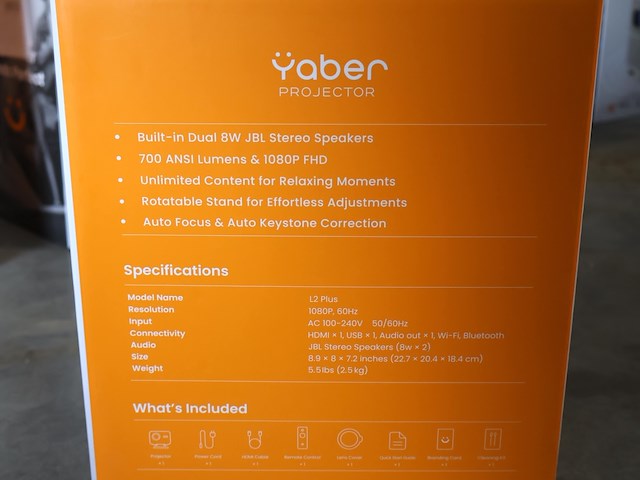 Yaber projector - afbeelding 3 van  4