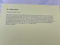 Yaesu wx246 walkie-talkie (4x) - afbeelding 3 van  3