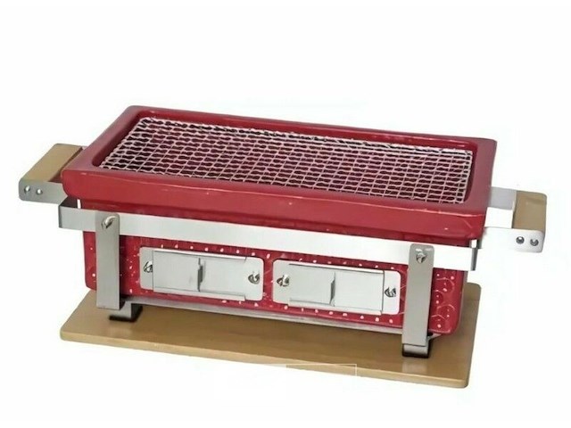 Yakitori grill rood - afbeelding 1 van  1