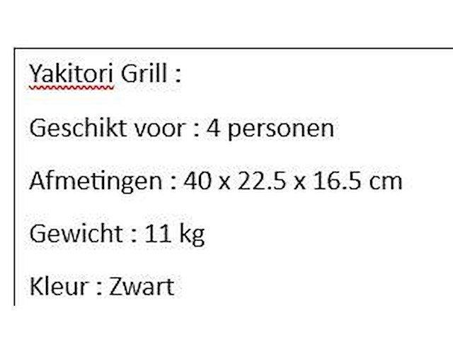 Yakitori grill - afbeelding 2 van  2