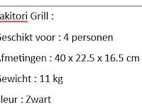 Yakitori grill - afbeelding 2 van  2