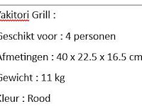 Yakitori grill - afbeelding 2 van  2