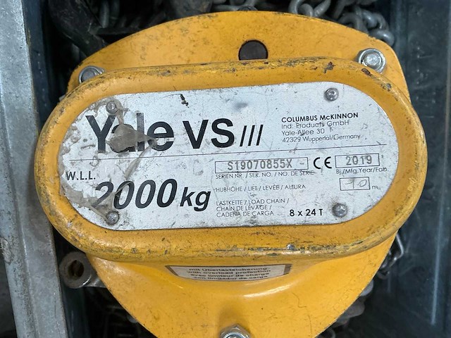 Yale kettingtakel (2x) - afbeelding 3 van  3