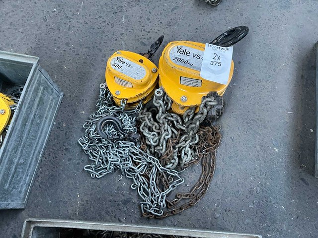 Yale kettingtakel (2x) - afbeelding 1 van  3