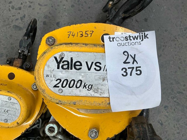 Yale kettingtakel (2x) - afbeelding 2 van  3